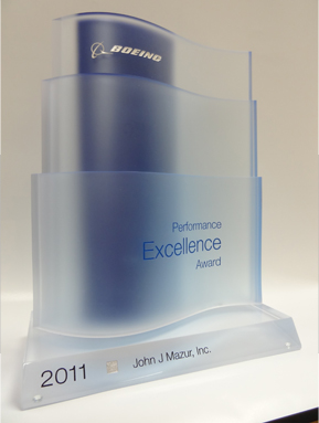 boeing performance excellence award